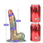 8.38" Silicone Large Realistic Dildo Anal Dildo With Big Suction Cup And Lifelike Penis For G-Spot Stimulation Prostate Massage Adult Sex Toys For Men Women Couples