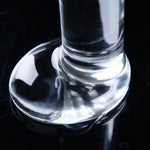 6.3 Inch Clear Realistic Glass Dildo, Small Beginner Dildo, Transparent Crystal Thin Cute Penis, Prostate Massager Slim Anal Plug For G-Spot Stimulation And Anal Training For Men And Women
