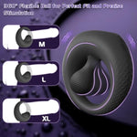 Vibrating Cock Ring With 360° Adjustable Bead Clitoral Stimulator, Pleasure Penis Ring Vibrator Couples Adult Sex Toys For Men Women, Soft 8 Vibrations Male Couple Sex Toy Game For Men