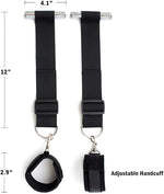 Adjustable Door Swing with Restraint Straps – Erotic Bondage Set for Couples Play