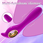 Adult Sex Toysluxe Vibrator Clitoris And G-Spot Nipple Stimulator Vibrating Women Sex Toy Waterproof And Portable With 10 Vibration Modes(Purple)