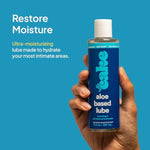 Hello Organic Aloe-Based Personal Lubricant - Hydrating, Hypoallergenic, Ph-Balanced, Non-Sticky, Condom Compatible, For Men, Women, & Couples, 8 Fl Oz