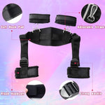 Sex Restraints Bdsm Sex Toys Wrist & Ankle Bondage Set With Adjustable Leg Restraint And Handcuffs For Adult Couples Sex Toy, Sex Straps For Women Couples Beginners Restraint Sm Position