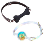Dog Bone Mouth Gag Black Pet Bone Bite Ball Gag And Ball Gag Silicone Mouth Gags Bdsm Restraints Muzzles