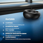 Vibrating Cock Ring With Flexible Bulb Clitoral Stimulator, Penis Ring Vibrator With 10 Vibration Modes Male Adult Sex Toys For Men Women Couples, Couple Sex Toy For Clitoris & Testicles Stimulation