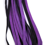 Premium Purple Leather Flogger For Couples – Deluxe Bdsm Whip For Sensual Play, Erotic Exploration & Fetish Adventures – Adjustable Sensation Control Accessory