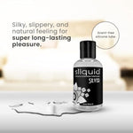 Silver Intimate Lubricant - Silicone Lube For Women/Men/Couples, Hypoallergenic Lube, Silicone Lubricant, Waterproof, Unscented, Travel-Size, 2 Fl Oz