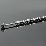 Stainless 8Mm Beaded Urethral Sounds Plug Stretcher, Not For Beginner