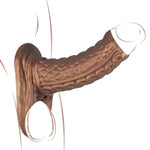 Reusable Penis Sleeve With Cock Ring Sex Toy, 5.3In Silicone Octopus Cock Extension Penis Extender Ultra-Soft Penis Enlarger For Men & Women, Couple(Medium)