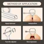 New Metal Vaginal Dilator Metal Anal Plugs Adjustable Butt Plug With Stainless Steel Material