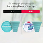 Menstrual Cups Container Foldable Sterilizing Silicone - 1 Unit | Microwave Friendly | Foldable Menstrual Cup Sterilizer | BPA Free and Non-Toxic | for Camping, Public Restrooms