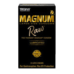 Trojan Condom Magnum RAW Large 10 Count & Magnum Bareskin Large 10 Count Condoms