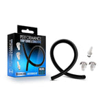 Blush Performance Penis Pump Upgrade Kit - 11.8β Silicone Tube W/Male & Female Connectors - Adult Sex Toys Pump Accessories - Compatible W/Nterchange System, Temptasia & Performance Pumps - (Black)