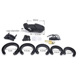 Silicone Cock Cage Chastity Cage Chastity Device For Male Penis Exercise (Black, A122)
