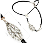 Male Invisible Chastity Belt Cage Stainless Steel Sexy Underwear Adjustable Device Hollow Bondage Sex Toy With Hole Bdsm (Black, 90-110Cm)