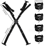 Door Bondage Adult Sex Swing Bedroom Sex Furniture Restraints Female Thigh Spreader With Handcuffs Ankle Cuffs Blindfold Tickle