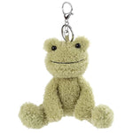 Cute Toys Plush Green Frog Stuffed Animal Soft Keychain For Kids Bag, Purse, Backpack, Handbag (6 Inches)