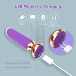 Bullet Vibrators Adult Sex Toys, Rechargeable Lipstick Mini Vibrator With 10 Powerful Vibrations For G Spot Clitoral Stimulation,Adult Sex Toys & Games For Women And Couples(Purple)
