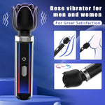 Rose Vibrator Wand Massager Sex Toys For Women And Men, Sex Wand Mini Vibrator Clitoral Nipple Stimulator Adult Toys With 10 Powerful Vibration Modes G Spot Perineum Vibrating For Couple Play