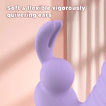 G Spot Rabbit Vibrator With Bunny Ears For Clitoris G-Spot Stimulation - Dildo Vibrators For Women Waterproof 12 Powerful Vibrations Mode Dual Motor Stimulator Adult Sex Toy For Women And Couple Fun