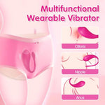 Female Sex Toys Wearable Vibrator - Adult Toys Long Distance Bluetooth App Remote Control G Spot Vibrator More Than 9 Vibrations, Mini Panty Vibrators Anal Plug Female Adult Sex Toys For Women Couples