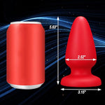 Butt Plug Anal Trainer Silicone Anal Plug with Strong Suction Cup (L)