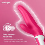 Mr. Rabbit Vibrator Sex Toy | Adult Toys For Women | Rabbit Vibrator With 2 Power Motors | Vibrating Sexual Pleasure Device | Stimulation Vibrators | Female Wellness Tools | Woman Sextoy