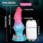 Dog Dildo, Realistic Thick Monster Dildos With Knot Fantasy Silicone Animal Dildo With Suction Cup Anal Sex Toys For Women And Men Couples