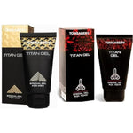 Tonisaberey Gel Red For Men With Original Natural Ti-Tan Gel Massage Cream 50Ml (Pack Of 2)