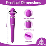 Wand Sex Toy - 10 Kind Strong Vibration - 100% Waterproof Handy Vibrator Wand - Magic Massage Bullet Vibrator - Usb Rechargeable Couples Sex Toys - Silicone Material Women Sex Toy