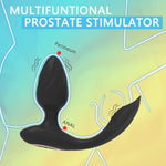 Anal Toy Male Sex Toys, Vibrating Butt Plug Prostate Massager Adult Sex Toys For Men/Women, 3 In 1 Remote Control Anal Plug Anal Beads Wearable Cock Vibrator Adult Toys For Couples With 10 Modes