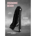 Flogger Black Whip 23" Floggers And Paddles And Whips Sex Starter Kit