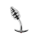 Anal Plug Butt Plug Prostate Massage G-Spot Dildo Anal Trainer Kit For Beginner Advanced Players Stainless Steel Bdsm Sm Sex Toys(M)