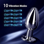 Vibrating Anal Plug Butt Plug Anal Beads Vibrator With Remote Control For Men And Women Adult Sex Toy With 10 Vibration Modes Anal Sex Toy Prostate Massager For Couples Adults