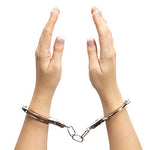 Fifty Shades of Grey You are Mine Metal Handcuffs for Couples, Silver