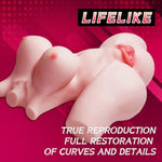 6.6Lb Mini Sex Doll Male Masturbator With Realistic Nipple, Small Torso Masturbator Love Doll Pocket Pussy With Boobs Vagina Sex, Pussy Ass Male Sex Toy For Penile Train Adult Sex Toys