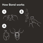 Bond Adjustable Wearable Vibrating Cock Ring & Jive Lite Remote Control Egg Vibrator - App Controlled Couples Sex Toys Bundle