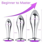 Beginners New Portable Adult Toys Tool Plug Kit Anales Trainer Butt Relaxing For Men Women Couple Toys Sunglasses Y2-4Og