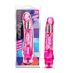 Mambo Vibe - 9 Inch Long Soft Realistic Feel Vibrating Dildo - Slim 1.4" Multi Speed Flexible Vibrator - Ipx7 Waterproof Sex Toy For Women Couples - Clear Pink