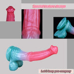Simulated Silicone Horse Dildo 7.99? Long With Powerful Suction Cup Dildo Vaginal G-Spot Anal Stimulation Lifelike Animal Penis Adult Sex Toys For Beginners And Couples