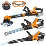 Kids Tool Set, 3 In 1 Kids Power Garden Tools With Sounds & Lights, Toy Weed Wacker, Toy Leaf Blower And Hedge Trimmer, Outdoor Toys, Toy Tools, Christmas Birthday Gifts For Boys 3 4 5 6 7 8 Year Old