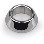 Male Penis Cock Ring Smooth Arc Ring Delay Ring Stainless Steel Scrotum Ball Stretcher Weights Pleasure Enhancing Sex Toys