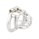 Male Chastity Device With Removable Pa Puncture Hinged Ring Small Cock Cage Sex Toy K1850 50Mm