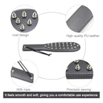 Sm Paddle With Spikes Rivets - Leather Spanking Paddle, Fetish Slave Bondage Paddle, Paddle For Spanking Adults, Bdsm Paddle Flogger Whip For Couples Extreme Sex Toys