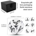 Date Night Dice After Dark Edition, Board Game For Couple,Decision Dice, For Him & Her,Funny Wedding Gifts, Valentine'S Day Anniversary Couple Steel Ideas Dice Gifts