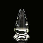 Large Anal Plug Crystal Mushroom Shape Butt Plug Glass?2.36 Inch Diameter For Advanced & Beginner?Sex Toys For Women Men Masturbation