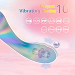 G-Spot Dildo Vibrator Sex Toys - Powerful Vagina Anal Clitoris Massager Stimulator With 10 Vibration Modes, Waterproof Rechargeable Silicone Dildos Prostate Vibrators Adult Toys For Men & Women Orgasm