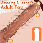 8.6 Inch Realistic Liquid Silicone Dildos With Big Swinging Balls, Sex Toys Lifelike Dildos For G Spot Anal, Vaginal Stimulation Dildo With Powerful Suction Cup Hands-Free Play For Couples
