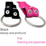 Chastity Belts Bondage Men'S Chastity Cage Training Supplies Auxiliary Belt Elastic Anti-Falling Adult Sex Toys (Black And Pink)