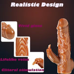 Penis Sleeve Cock Sleeve - Realistic Adult Male Sex Toys For Men Penis Extender Dildo Cock Ring Prolong Pleasure Testicles G Spot Stimulation Penis Enlarger Thicken For Mens Couples